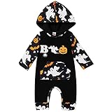 Barboteuse Pour Bébé Avec Un Design De Citrouille, Très À La Mode Et Mignonne, Laissez Votre Enfant Attirer Plus D'attention Et D'éloges.