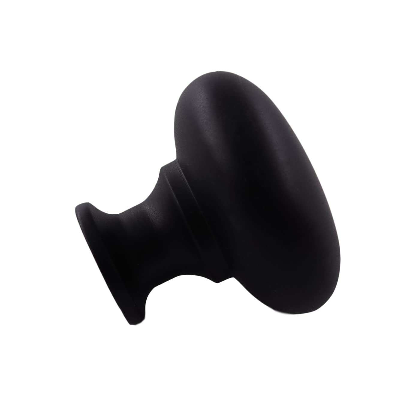 HESTIA HARDWARE - Round Cabinet Knobs, Kitchen Cabinet Hardware, Dresser Knobs | 1.22" Diameter Knob, 10 Pack - Black (Z1.D31.10.DBK)