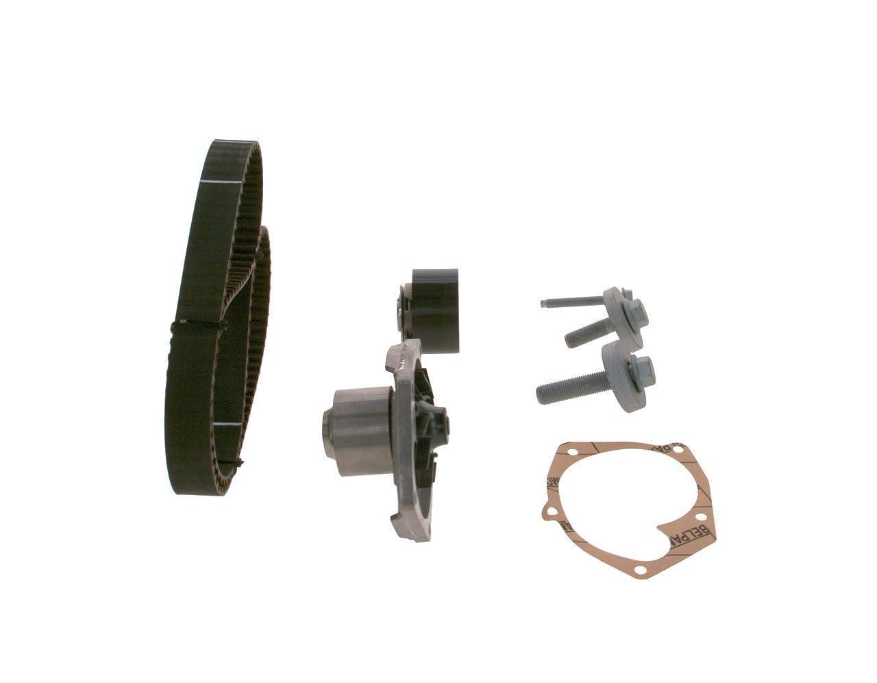 BOSCH 1 987 946 982 Bomba de agua + kit de correa de distribución Número de dientes: 123 27 mm Compatible con RENAULT GRAND Scénic 3 JZ0/1 Clio 3 Hatchback BR0/1, CR0/1 Twingo 2 CN0, NISSAN