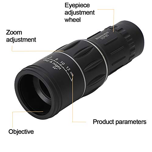 Alomejor HD Monocular Telescope, Waterproof Zoom Lens