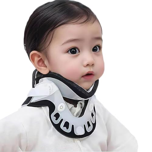 Cuello pediátrico ajustable con soporte occipital y ventilación para tortícolis y recuperación de lesiones