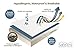 SafeRest Mattress Protector Twin XL College Dorm Room, New Home, First Apartment Essentials - Cotton, Waterproof Mattress Cover Protector - Encasement - Premium