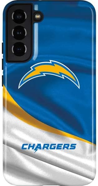 Skinit Pro Phone Case Compatible with Galaxy S22 Plus - Officially Licensed NFL Los Angeles Chargers Distressed Design