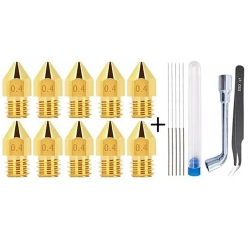 �݊���������܂�Creality Ender 3 CR 10 �V���[�Y MK8 ���o�@�^�J�m�Y�� 0.1 �` 1.0mm 3D �v�����^�[�m�Y���N���[�j���O�L�b�g(0.4mm-tool set)