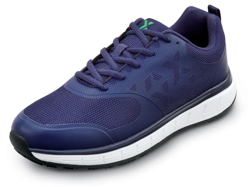 SR Max SR Max Mens Dillon MaxTrax Steel Toe SRO Athletic Shoes - Dark Blue, 10.5 M
