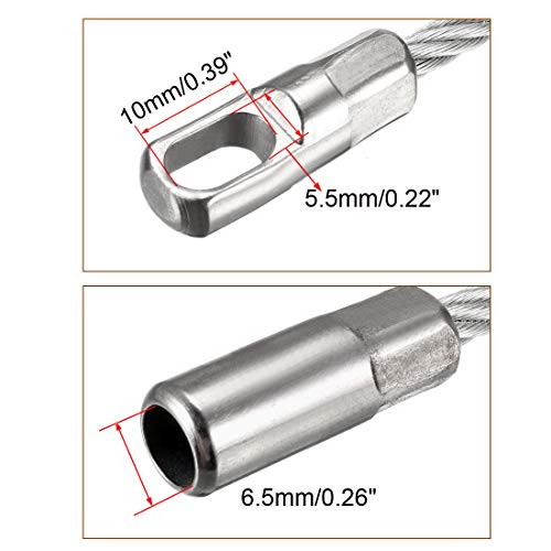 Extractor de cable flexible de 6,5 mm uxcell para cinta de pescado pasacables 3