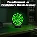 Firefighter Gifts, Fire Fighter Gifts Men, Fireman Night Light with 16 Colors Changing & Timer & Dimmer, Creative Gifts for Birthday, Father's Day, Graduation, Thank you, Xmas for Firefighter, Women
