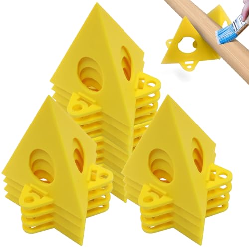 Rierdge 40 PCS Pyramid Stands for Painting