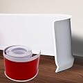 XinkeLife Baseboard Trim Flexible Wall Molding Trim 4in X 10Ft Self-Adhesive Wall Base Protect and Decorate The Bottom of The Wall?White