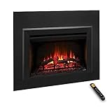 SimpliFire 30-Inch Electric Fireplace Insert, Large Black Surround, 42' x 30' (SF-INS30-SF-SI4230-INS30)