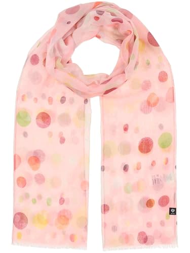 FRAAS Damen Schal mit bunten Punkten - 50 x 180 cm - nachhaltig aus recyceltem Polyester - Perfekt für den Sommer - Sustainability Edition Blossom