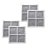 HQRP Pack of 4 Fresh Air Filters compatible with LG LFX31935ST, LFX31945ST, LFX31995ST, LFX329345ST, LFX33975ST, LFXS30766S, LMX30995ST, LMX31985ST, LSC22991ST, LSFD2591ST Refrigerators