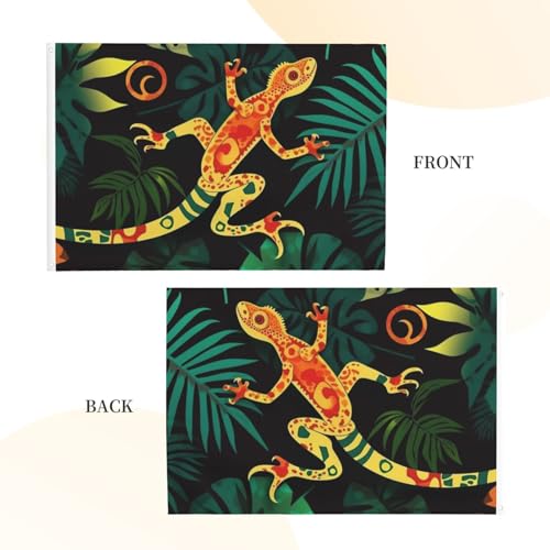 Drapeau extérieur résistant aux intempéries feuilles tropicales 1,2x1,8m - 3