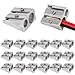 Metal Pencil Sharpener, 20PCS 2-Hole Pencil Sharpeners, Aluminum Alloy Pencil Sharpener Manual, Portable Pencil Sharpner for Schools, Offices, Homes Eyeliner Makeup
