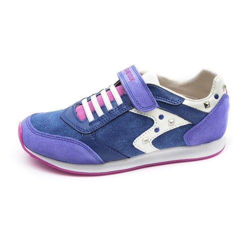 Baskets mode fille respirantes Geox J Eliott A chaussures de sport enfant