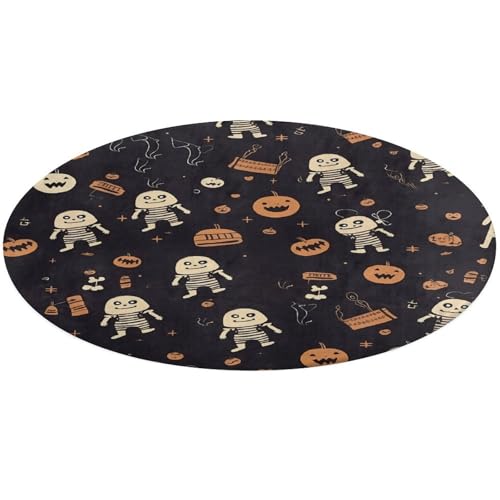 Alfombra pequeña de Halloween con diseño compacto para suelos interiores 2