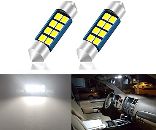 Ampoules C5W LED 36mm 12V 6000K Blanc Super Brillant pour Feux de...