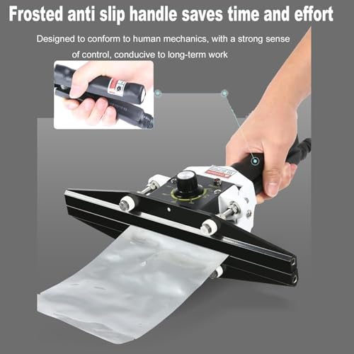 Selladora De Bolsas Manual con Temperatura Ajustable para Termosellado De Envases De Mylar Y Aluminio.,200mm
