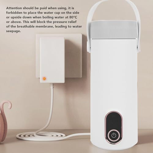 Tetera eléctrica portátil acero inoxidable 350ml miniatura 3