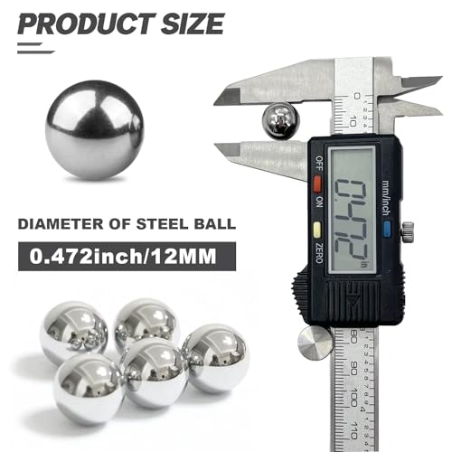 Image of 12mm Ball Bearing Solid Steel Bearing Balls Precision Balls - 50 Pieces