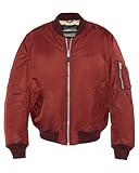 Schott NYC Macampsrs-Cordovan-m Blouson, Rojo, Hombre