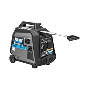 Pulsar Products GD500N, 5000W Portable super-quiet Inverter Generator, RV-Ready, CARB Compliant