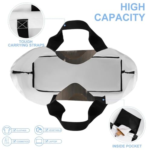 Women's Multi-Functional Shopping Bag，Cute Dachshund Printing Messenger Bag Shoulder Bag for Travel, Work, Shopping & Parties with Inner Pocket, Grocery Bag Lightweight & Water-Resistant4