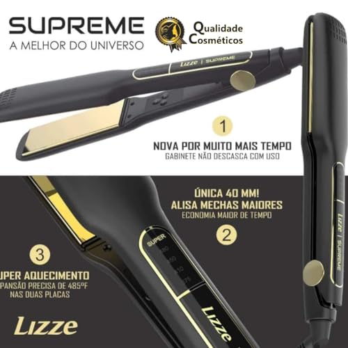 Secador Lion Pro 2600w 220v+ Prancha Chapinha Supreme 485f 220v