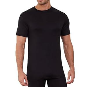 The Essentials Wardrobe Mens Thermal Underwear Soft Lightly Brushed Warm Base Layer Top and Long Johns Bottoms Moisture Wicking Fabric Multiway Stretch Winter Undergarments