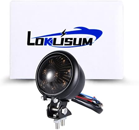 Luce Targa Universale Per Moto A LED, 12V, Fanale Posteriore Con Lente Trasparente E Luce Bianca
