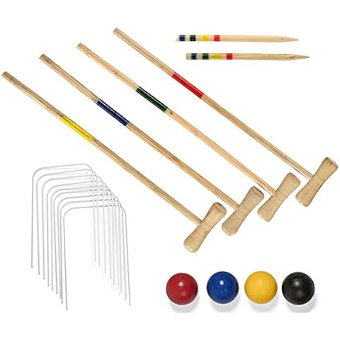 Quickdraw 4 Player Wooden Croquet Set Cover