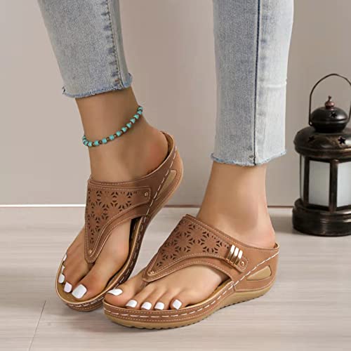 Tatumaie Comfortable Wedge Sandals for Women's Summer Casual Wear