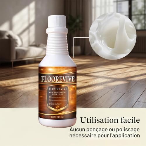 Réparation professionnelle des rayures sur les parquets, rénovateur et lustrant pour parquets et carrelages, agent protecteur à séchage rapide pour sols en bois, protection des parquets. (1 pièces) – vue 3