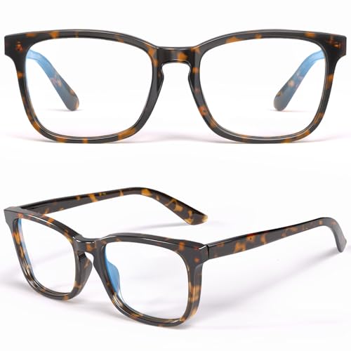 Image of Blue Light Glasses for Women Men Square Computer Glasses Anti Glare UV Blocking Vita