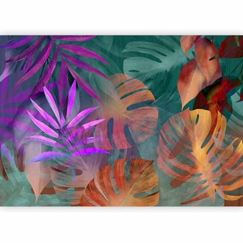 artgeist Wall Mural Tropical Leaves 177x124 in - Non-Woven Wallpaper