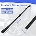 Tire Pry Bar, 33 Inch Heavy Duty Demount Spoon Lever for Tire Removal Fits Truck, Car, ATV, Motorcycle & Bike Tires, Powder Coated Black Finish (2)