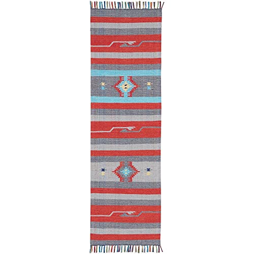 Nourison Baja Tribal Ivory Hand Woven Area Rug #TOP27