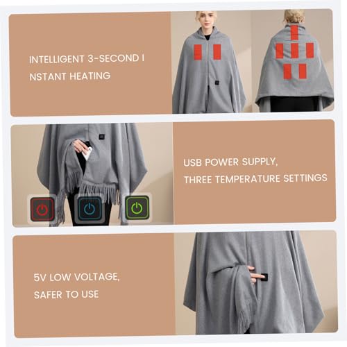 Couverture chauffante électrique portable contre le froid au bureau