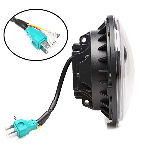 Bowoshen 7 Inch Led Halo Headlights For Datsun 240Z 260Z 280Z 280Zx 1970-78 High Low Beam Angel Eye Drl Amber Turn Signal Headlamp, Pack Of 2 #TOP4