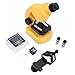 Kids Microscop,Dual Light Microscope Science Kit Beginner Microscope Kit with LED 100X 400X and 1200X Magnification,HD Bioscience Experiment DIY Toys