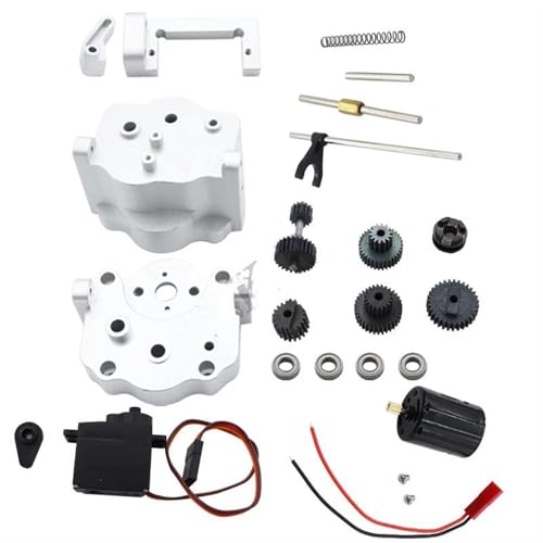 RC�R���|�[�l���g For WPL B16 B14 B24 B36 C14 C24 For MN D90 MN99S �t�����^���M�A�{�b�N�X�M�A 2 �X�s�[�h �X�[�p�[���[�W�g���N 370 ���[�^�[ �T�[�{�t�� RC �J�[�A�b�v�O���[�h�p�[�c
