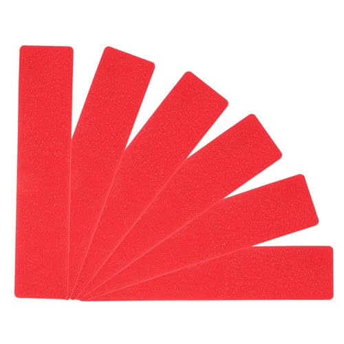PATIKIL Court Line Marker, 6 Pcs Mini Pickleball Court Markers Portable Marking Kit Temporary Boundary for Basketball Badminton Volleyball Outdoor Sports Training, Red