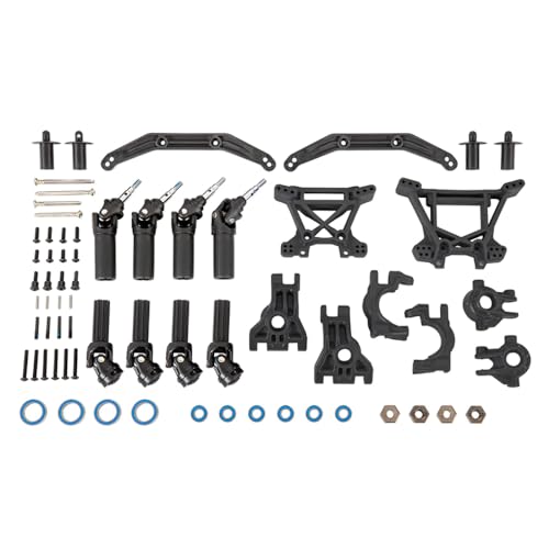 Traxxas 9080 Outer Driveline & Suspension Upgrade Kit, Extreme Heavy Duty, Black