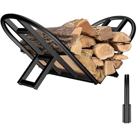 Lilybud Foldable Indoor Outdoor Firewood Rack Cover