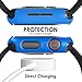 Pokanic [2 Pack Compatible with Apple Watch 3 2 1 Series iWatch 9H Tempered Glass Case Full Body Screen Protector Cover Wireless Charge Light Weight Scratch Resistant Proof (Ice Blue, 42mm)