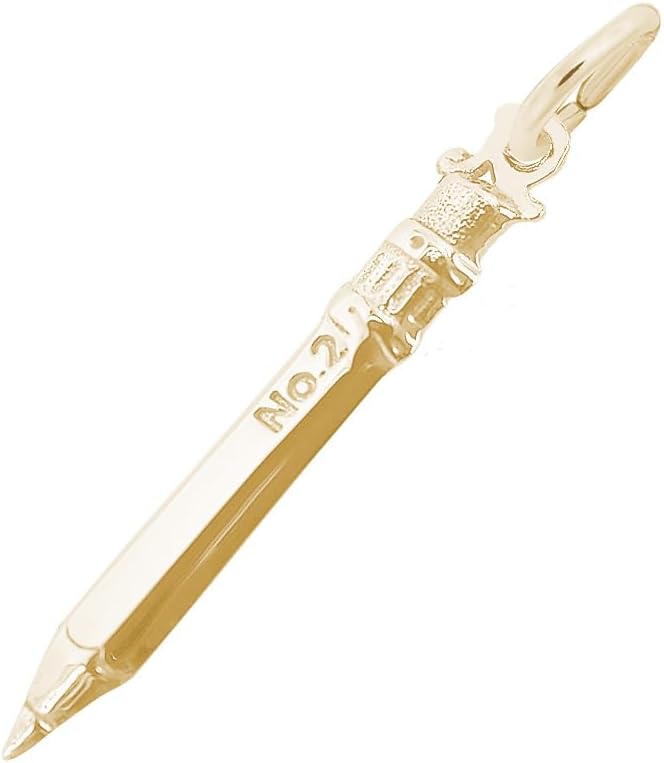 Rembrandt Number 2 Pencil Charm