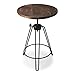 Butler Metalworks Multi-Color Round Iron, Recycled Wood Solids Trenton Metal & Wood Accent Table