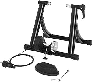 SONGMICS Indoor Bike Trainer Stand, Reduces Noise, Curvy Stable Frame USBT01B