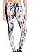 Karen Kane Women's Active Long Pant Floral Washout Print Black Contrast