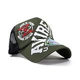 487円お得!AVIREX アヴィレックス アビレックス メンズ 帽子 メッシュキャップ 大きいサイズ ビッグサイズ XL SPACE PROJECT 人気 トレンド ブランド 春夏 秋冬 父の日 贈り物 プレゼント メンズ (M, カーキ)